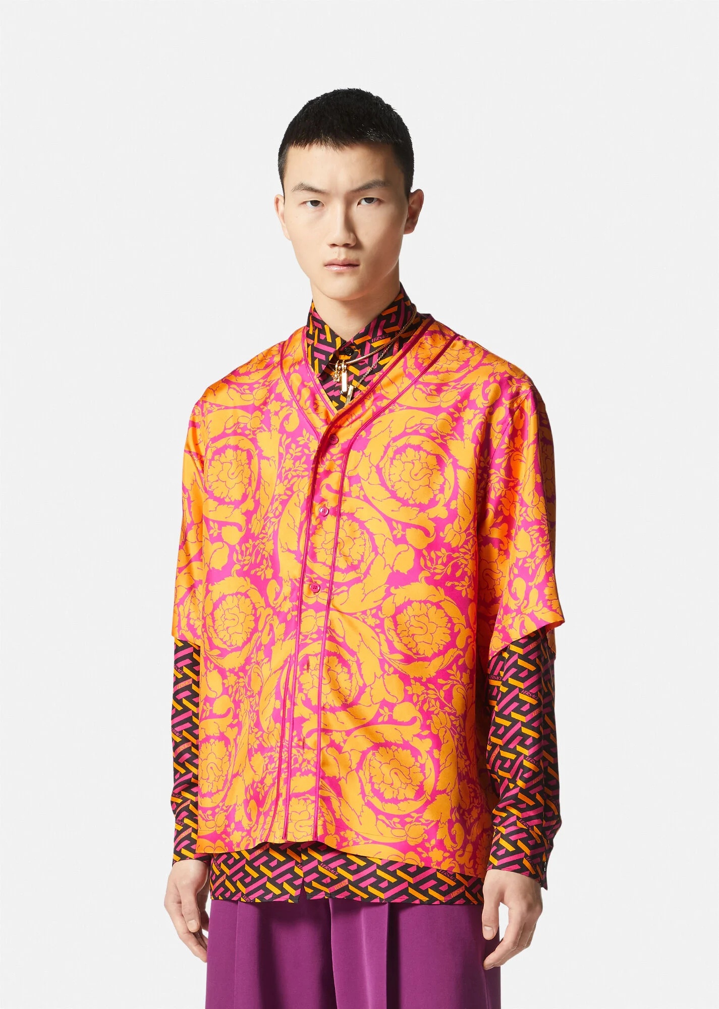 La Greca Silk Shirt - 2