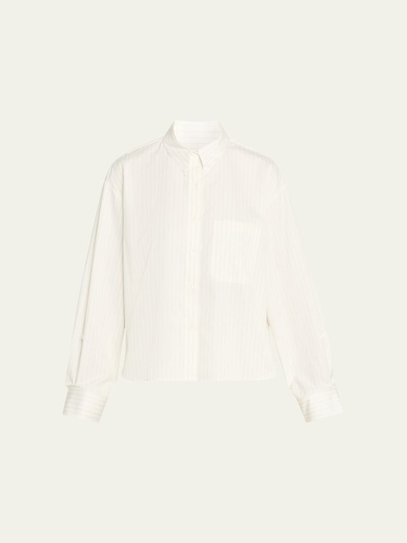 J. D. Shirt in Mixed Pinstripe Superpop 1