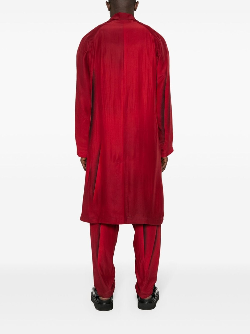 abstract-print silk coat 4