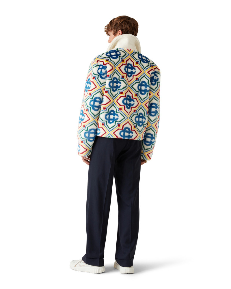 Jacquard Faux Fur Jacket | Casablanca Paris 5