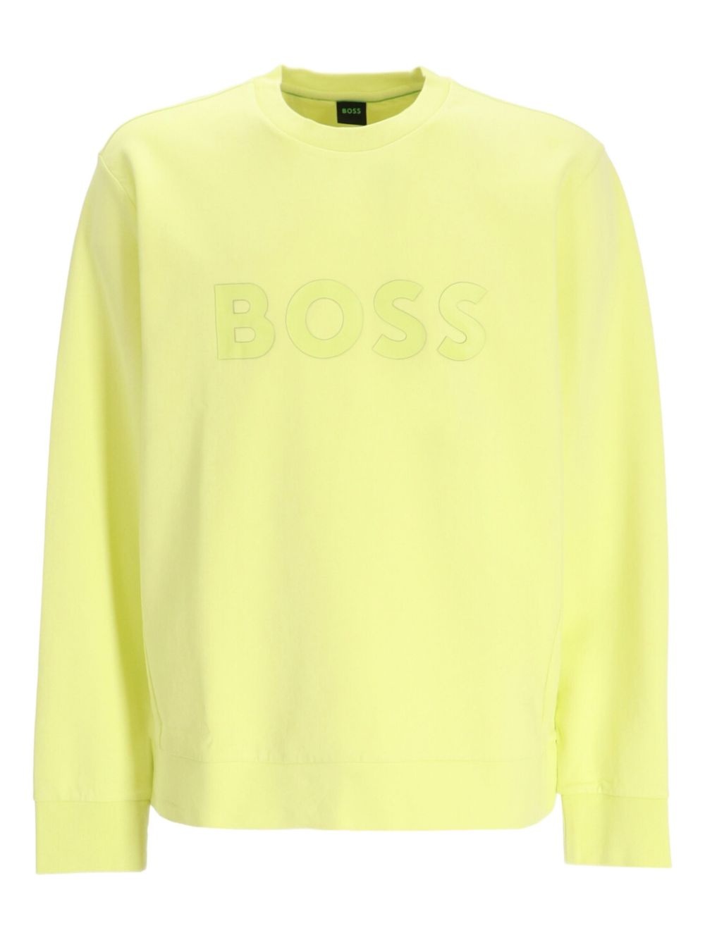 logo-embossed sweatshirt - 1