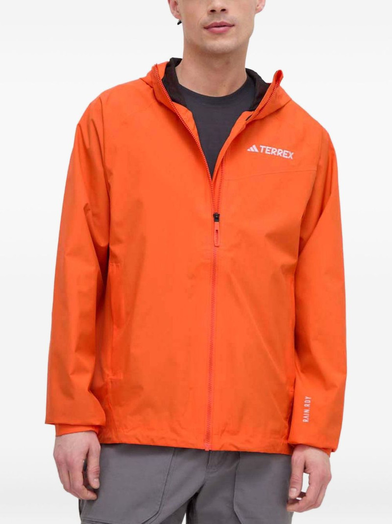 hooded zip-front jacket 1