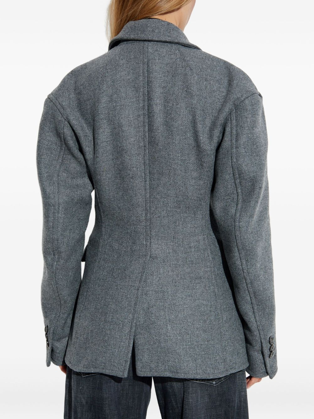 single-breasted blazer - 4