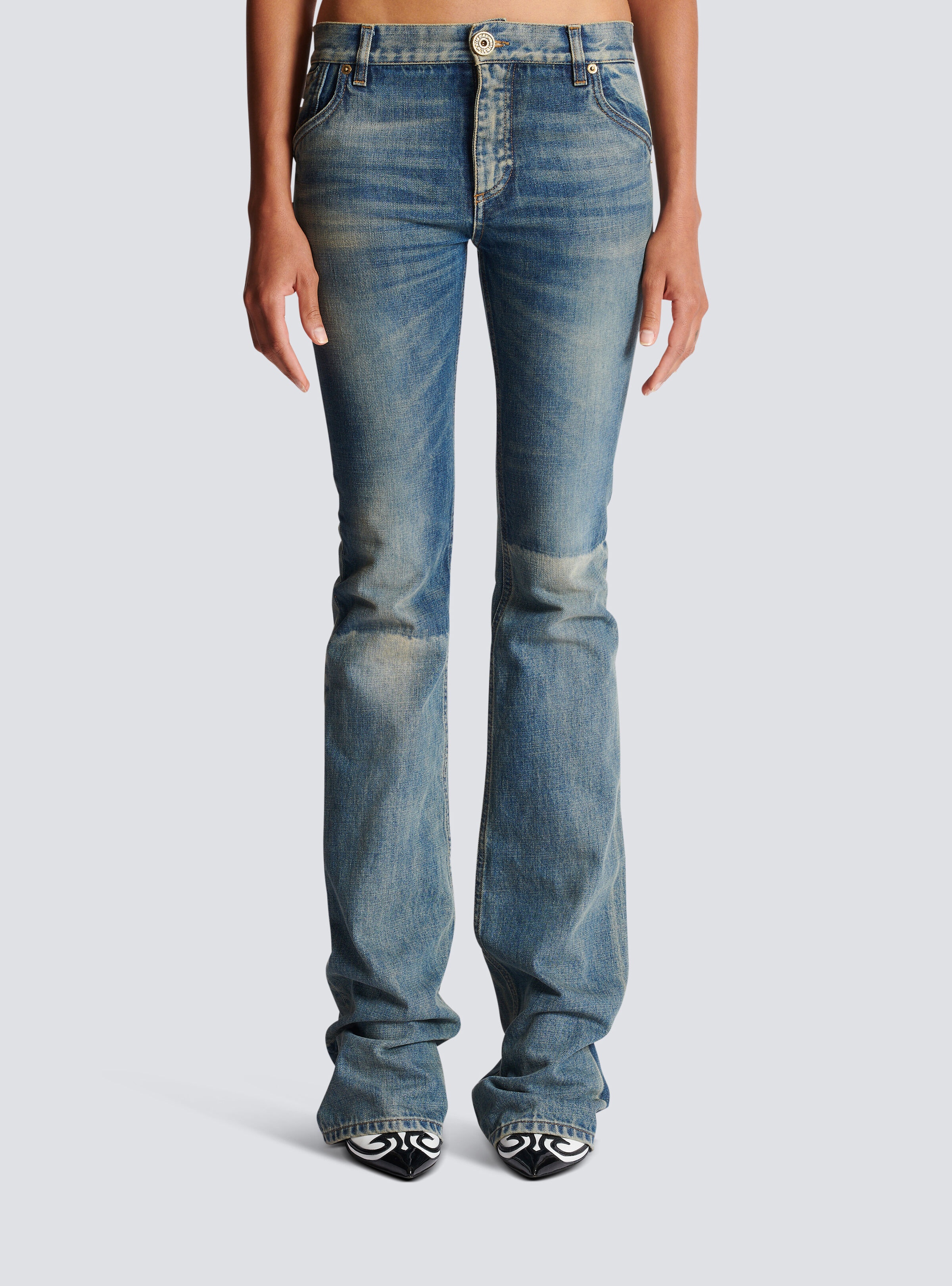 Western bootcut denim jeans - 5