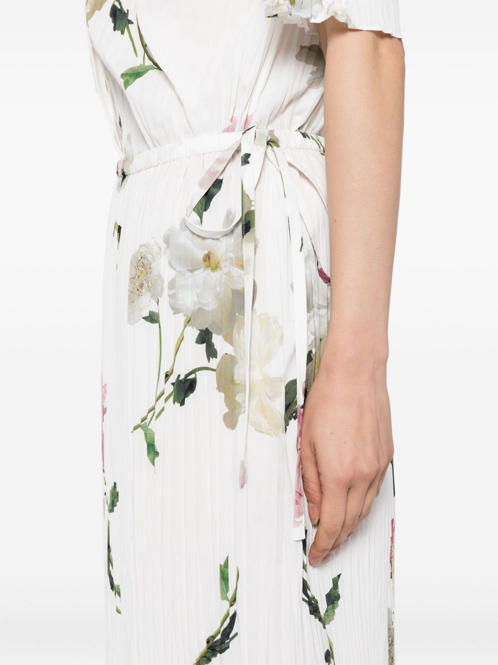 Wilted Peony pleated skirt - 5