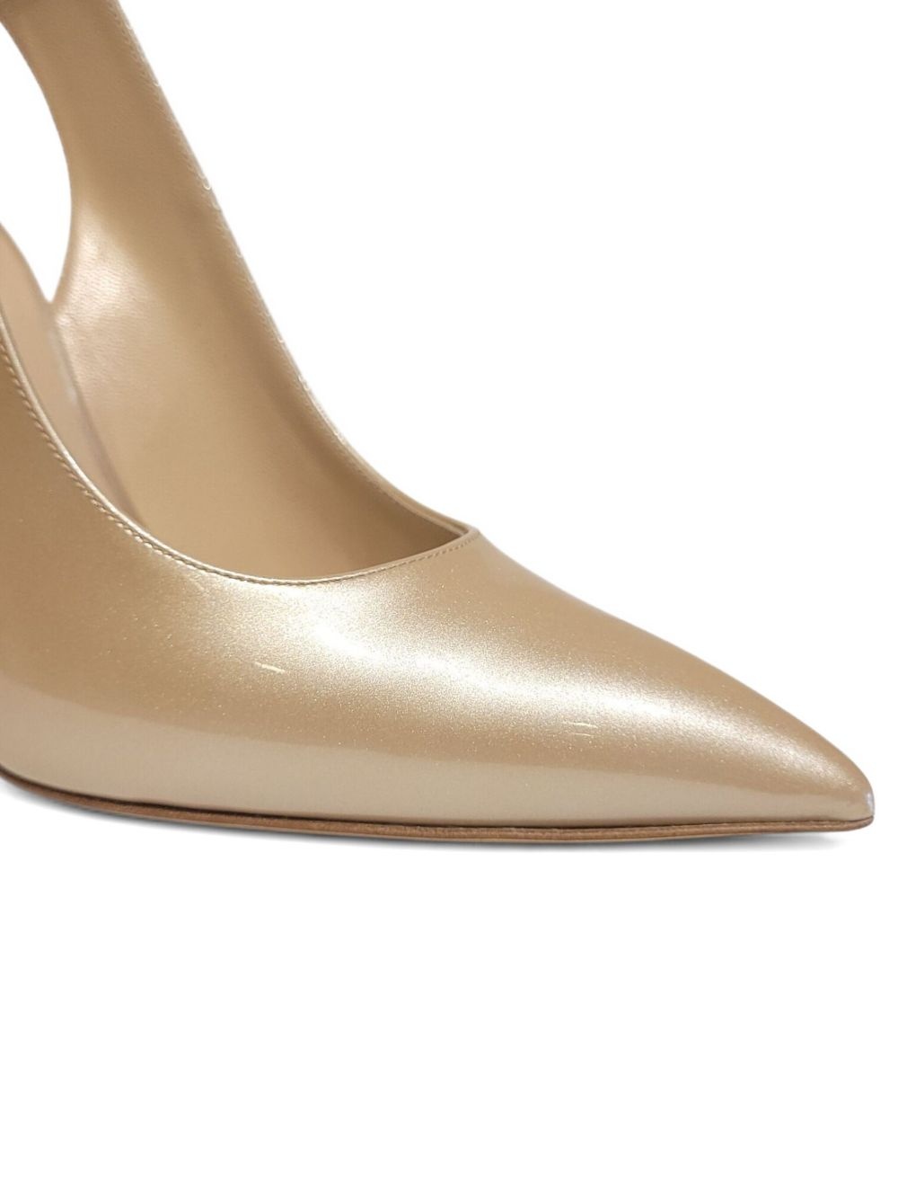 100mm embellished sling-back pumps - 5