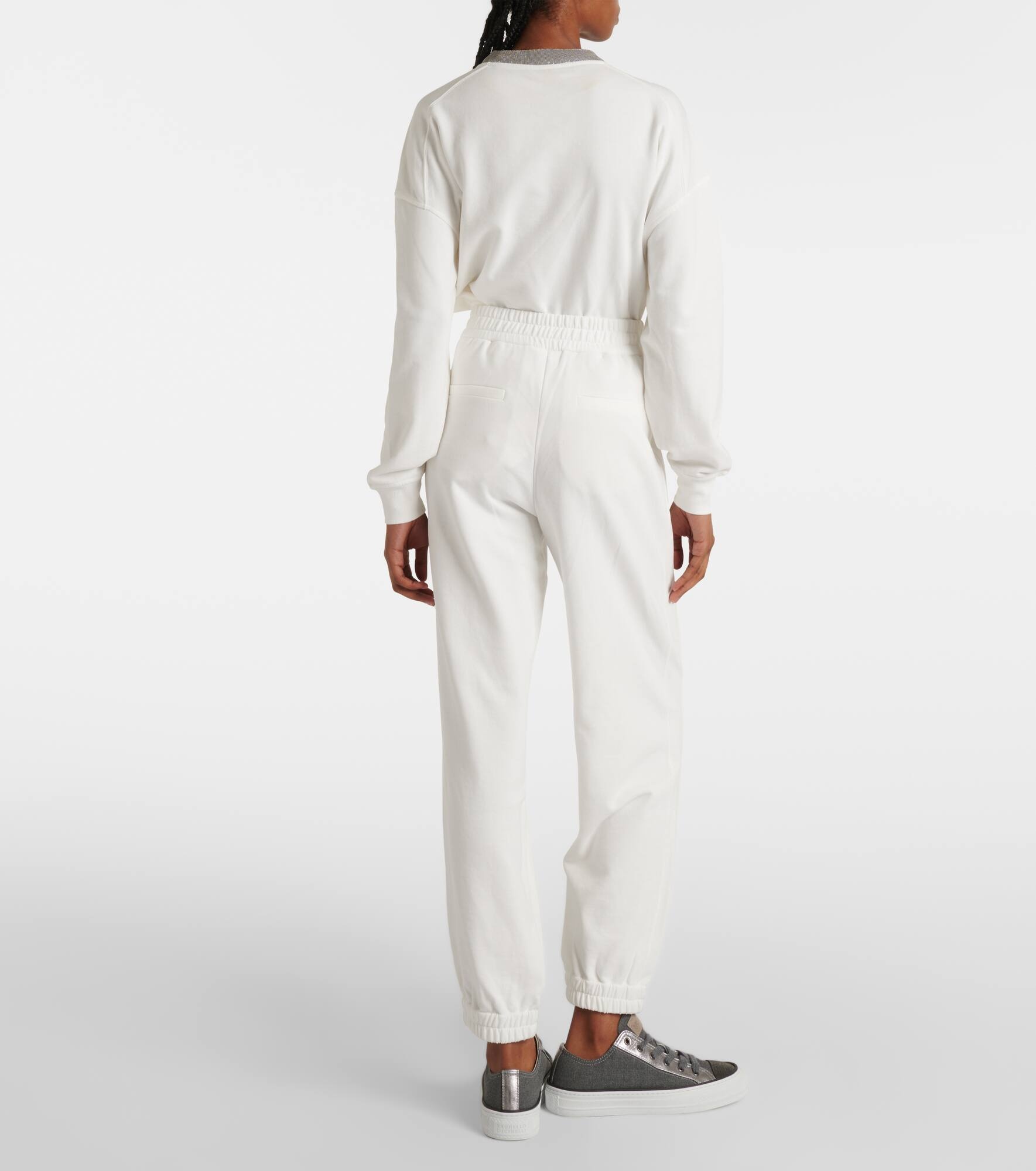Cotton jersey sweatpants - 3