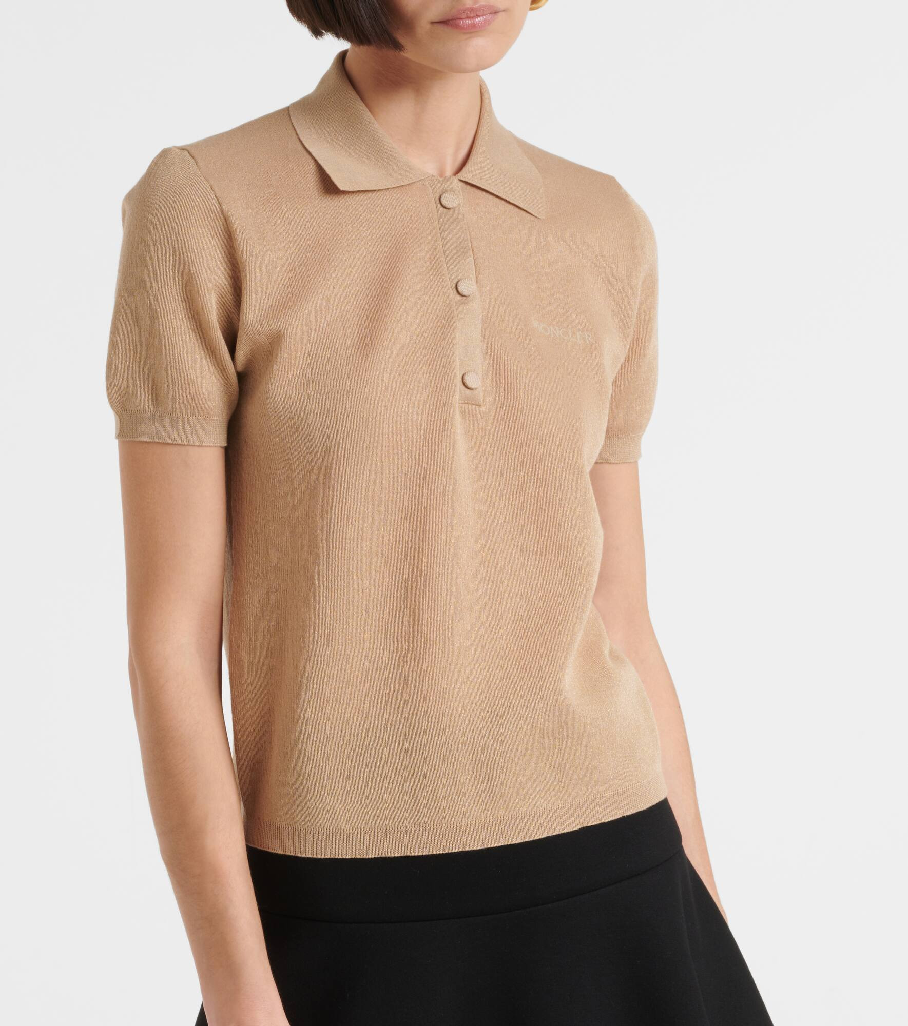 Logo cotton-blend polo shirt - 5