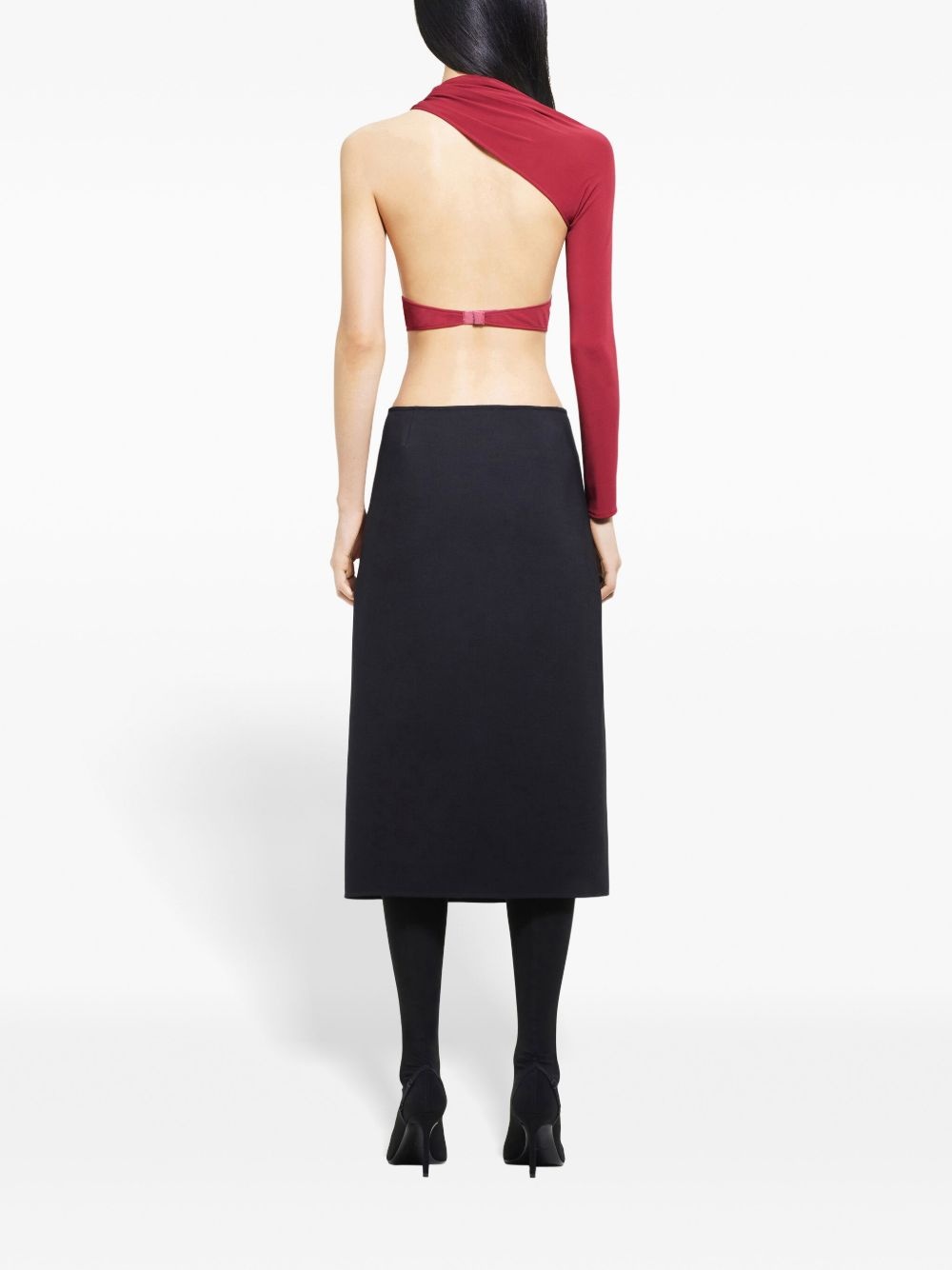 Slash asymmetric cropped top - 4