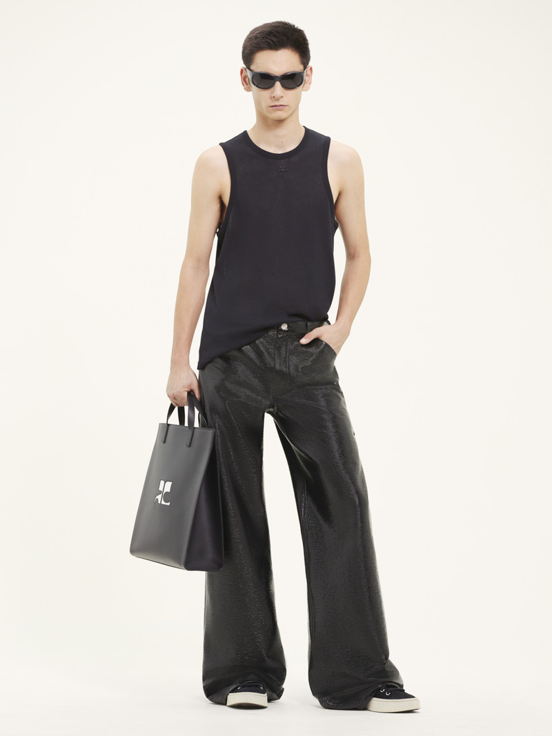 courrèges SAILOR VINYL BAGGY PANTS outlook