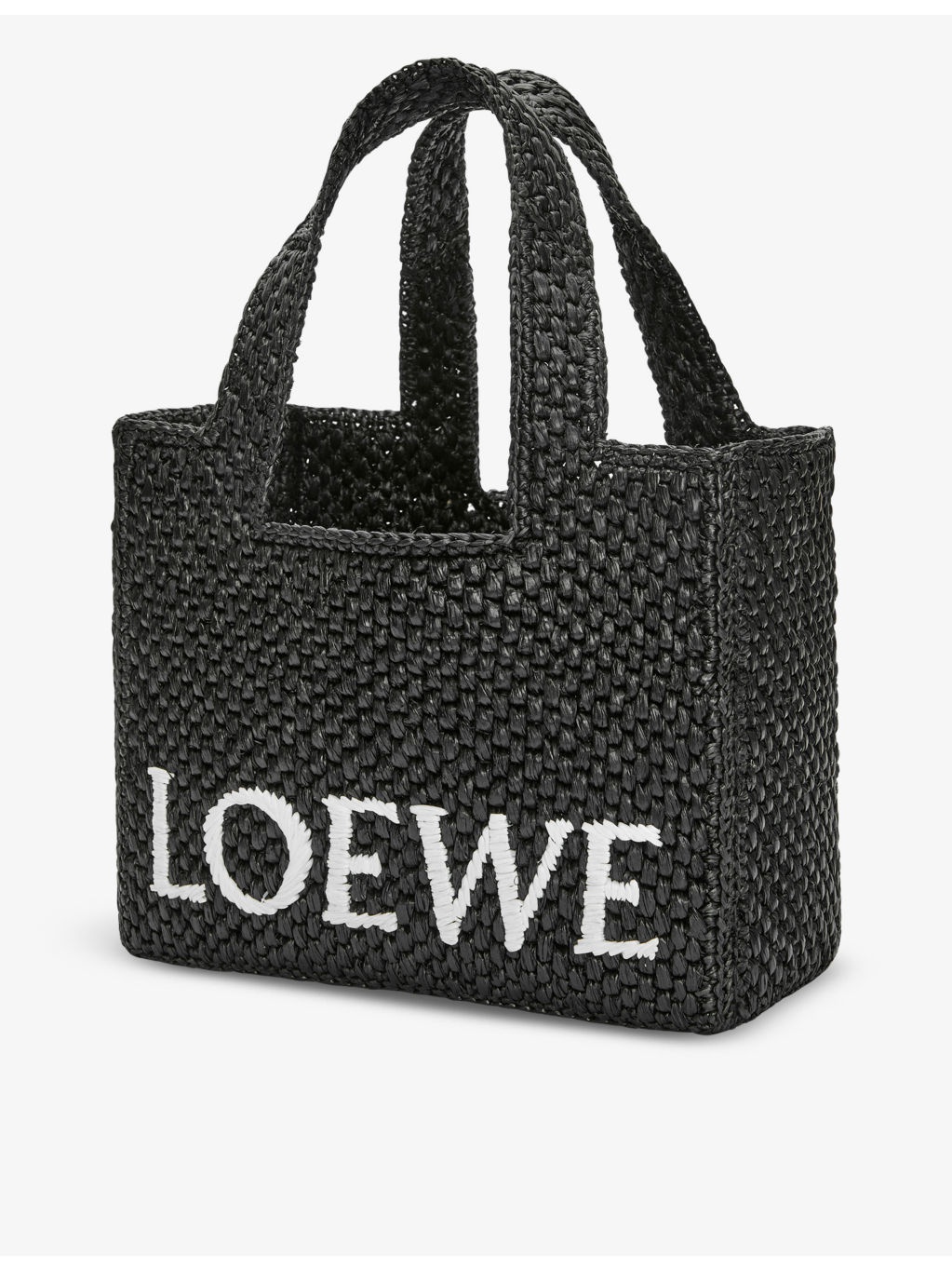 Loewe x Paula's Ibiza small raffia tote bag - 4