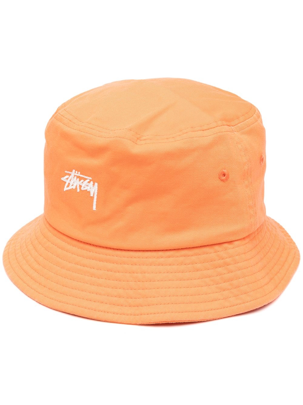 logo-embroidered bucket hat - 1