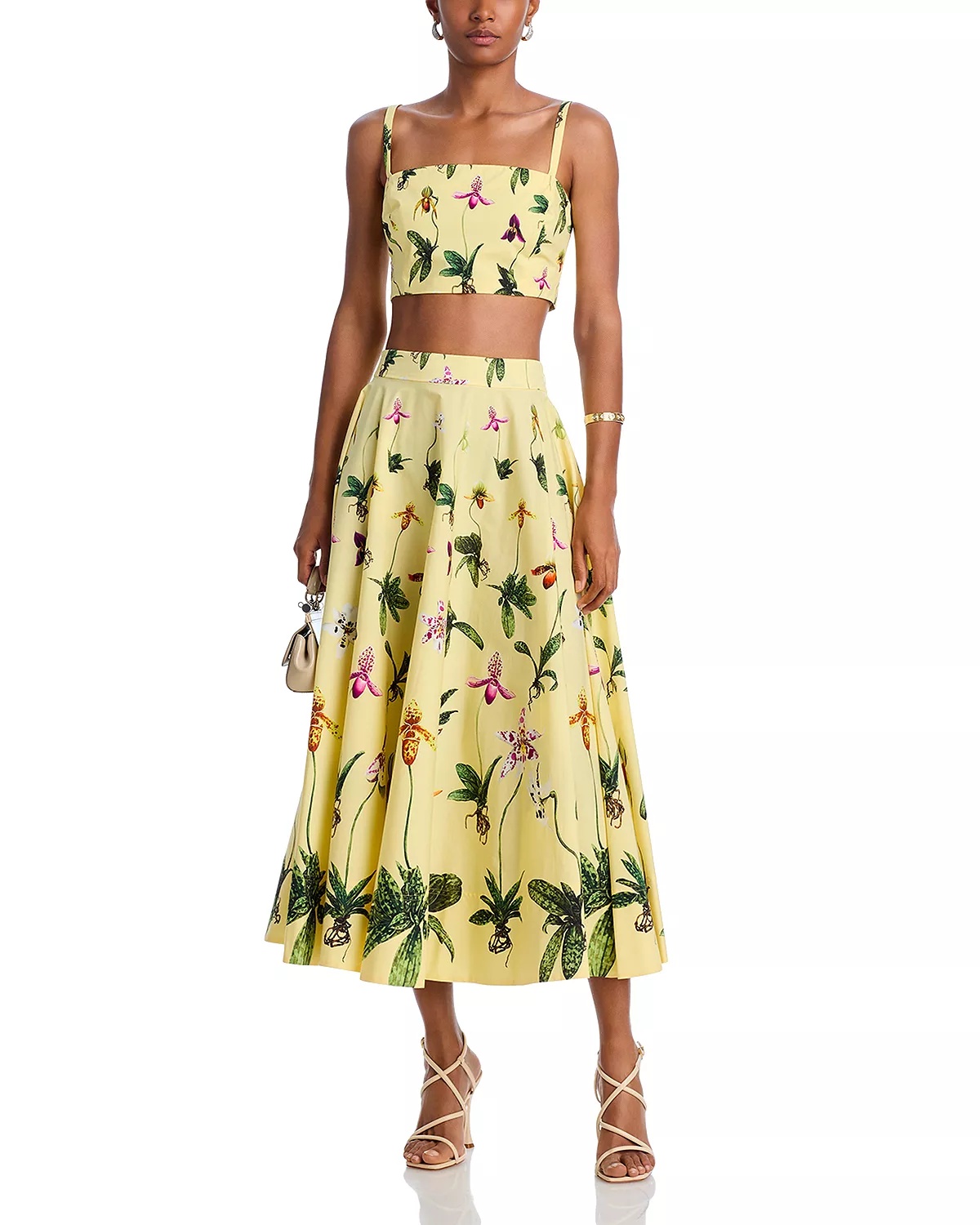 Orchids Cropped Top - 2