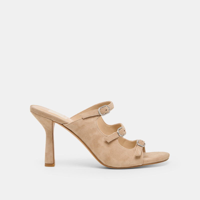NEKO HEELS CAMEL SUEDE 1