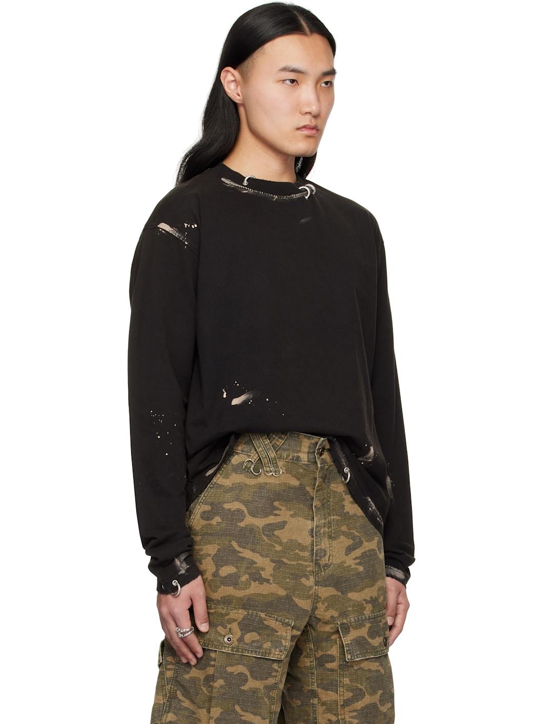 Black Pierced T-shirt - 2