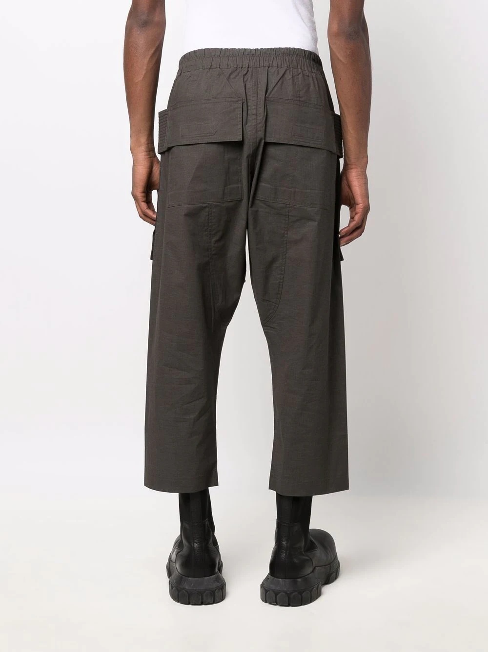 cropped cargo trousers - 4