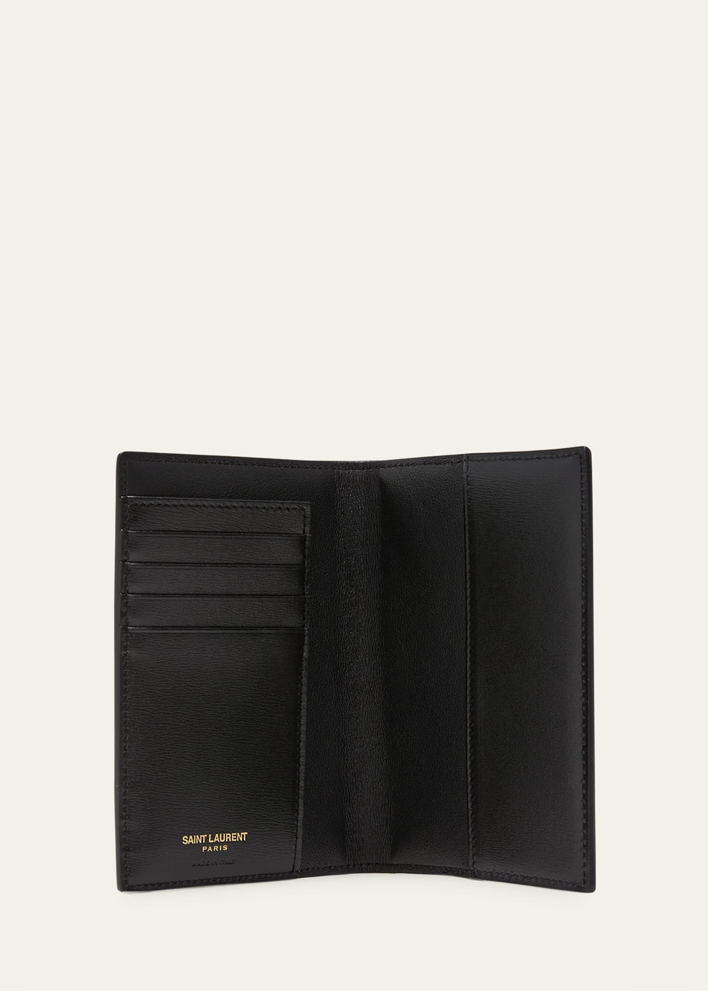 Men's Tiny Cassandre Leather Passport Case - 4