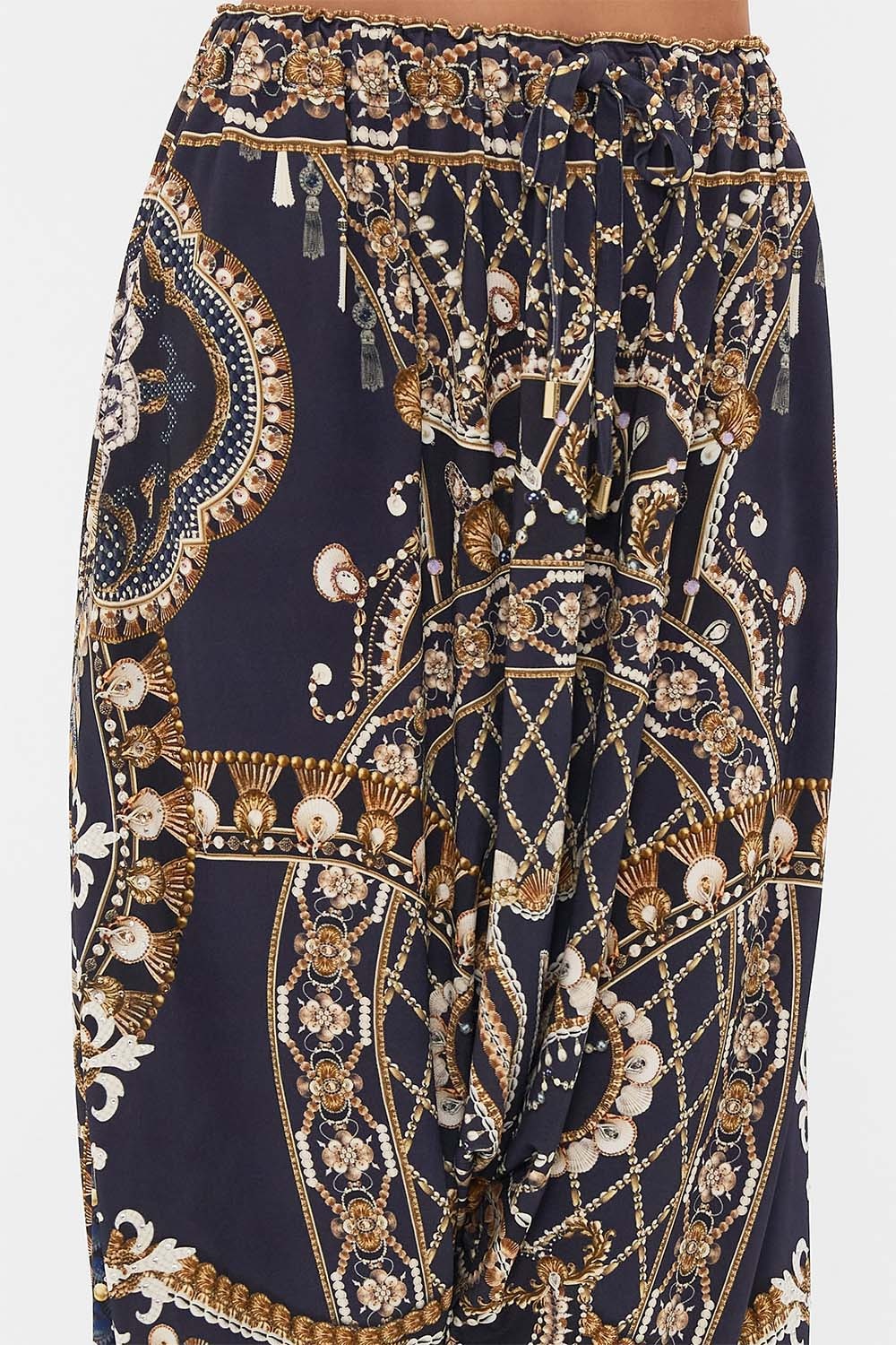 DRAPED JERSEY PANT - 6
