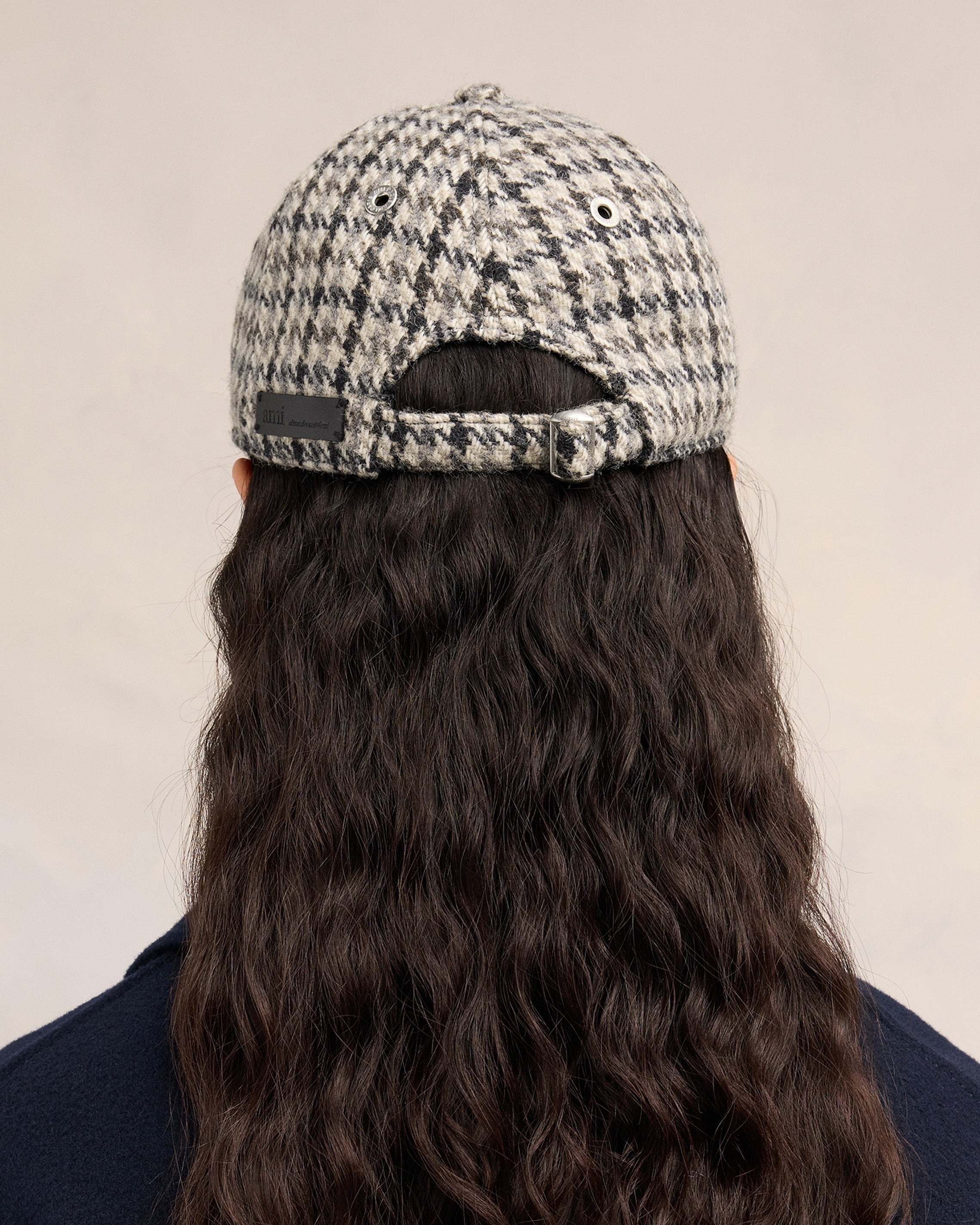 AMI ALEXANDRE MATTIUSSI LEATHER PATCH CAP - 6