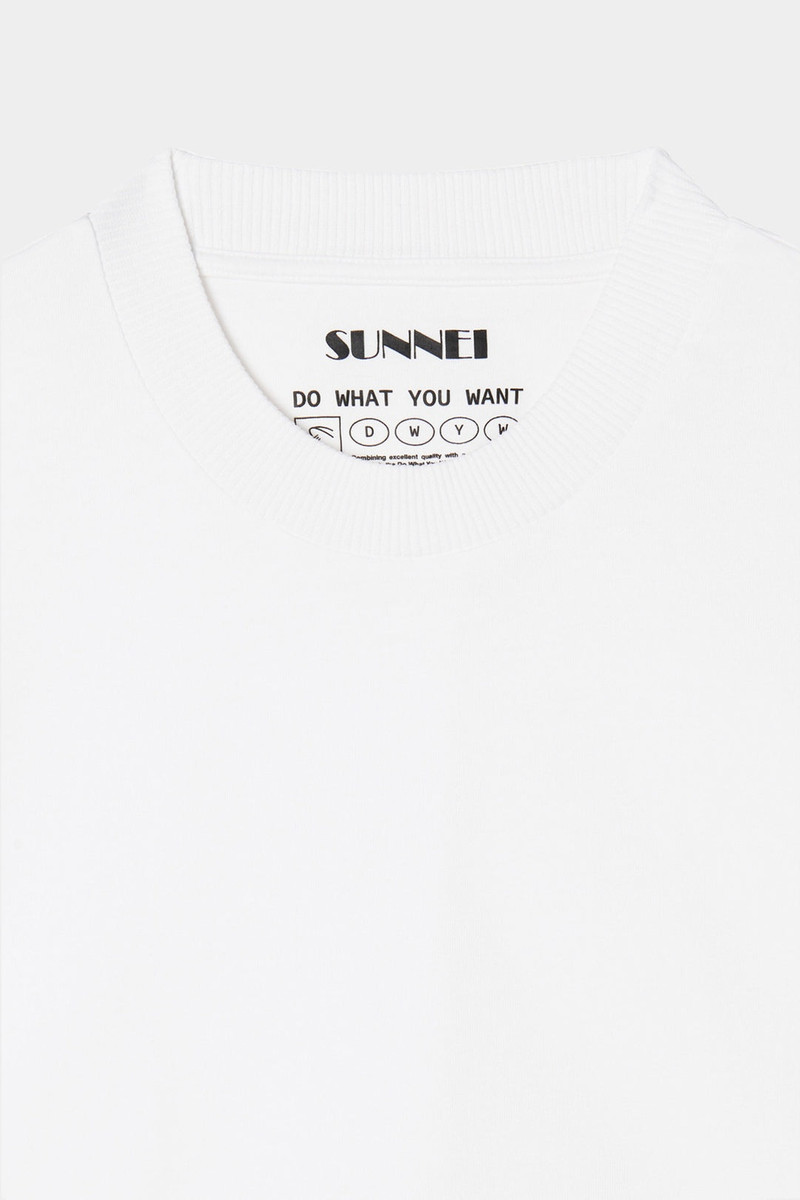 SUNNEI DWYW LONGSLEEVE T-SHIRT / white outlook