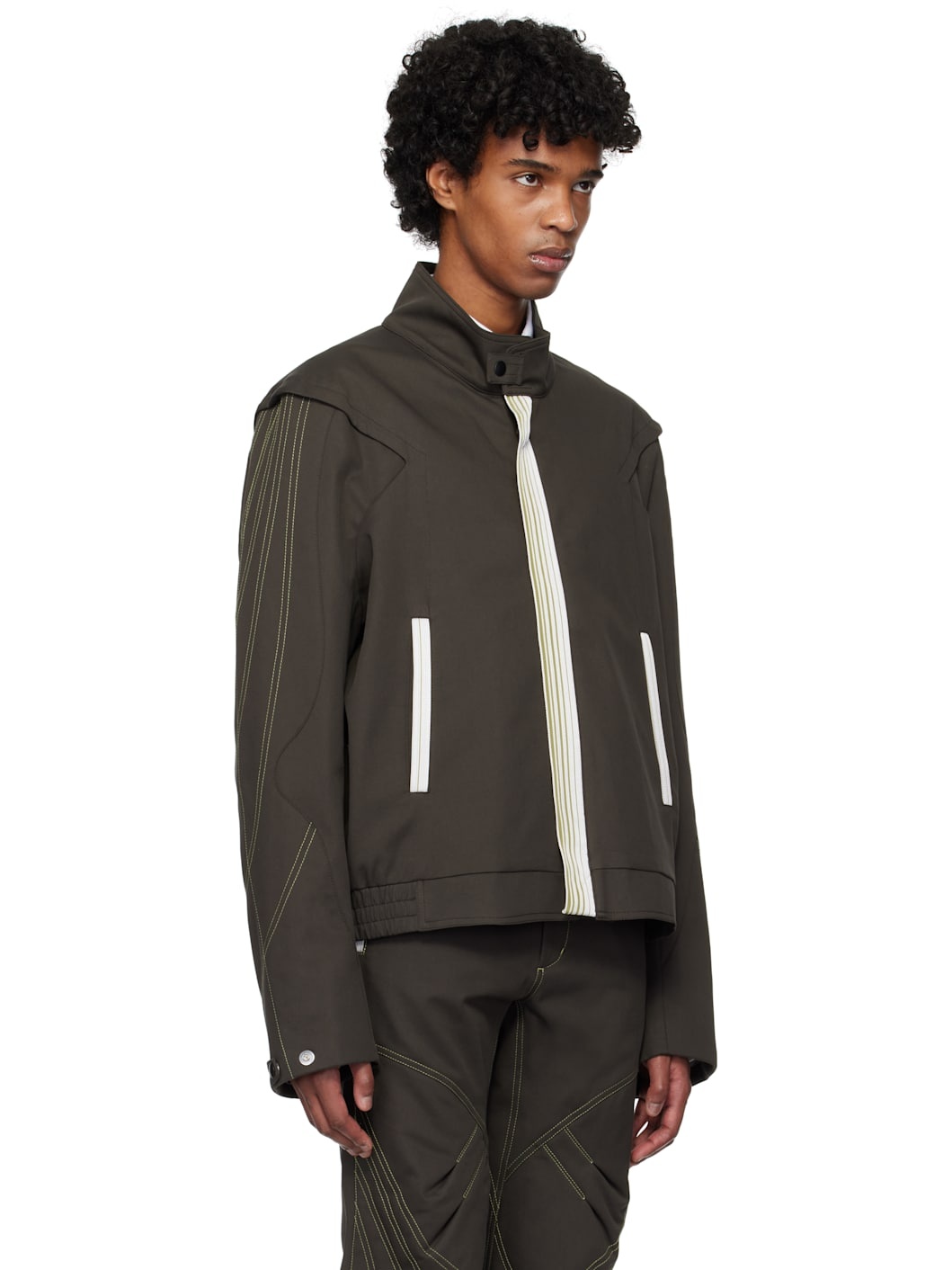 Brown Solix Jacket - 2