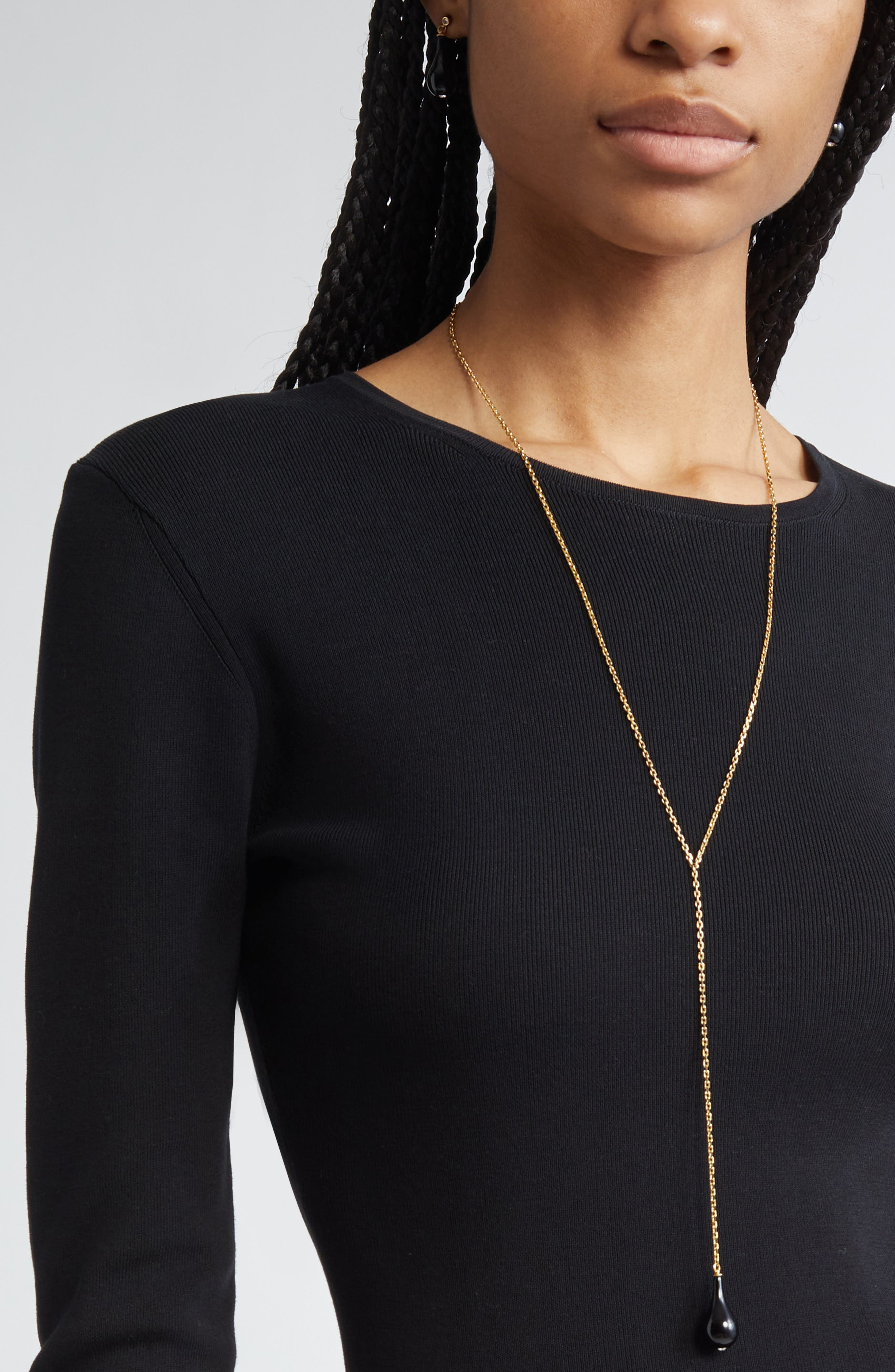 TOTEME Compact Organic Cotton Top in Black at Nordstrom - 5