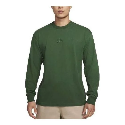 Nike Sportswear Premium Essentials Long-Sleeve T-Shirt 'Green' DO7391-323 - 1