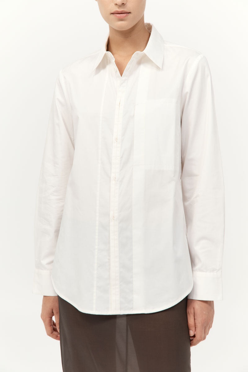 Tie Back Shirt - Off White - 6