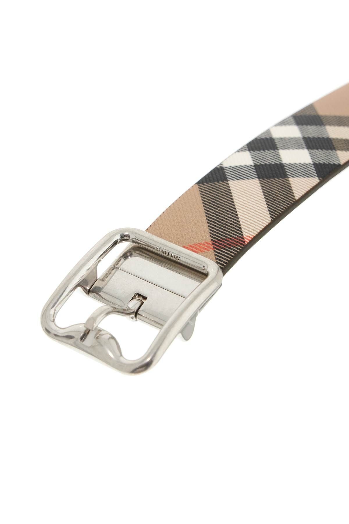 REVERSIBLE B BUCKLE CHECK BELT - 3