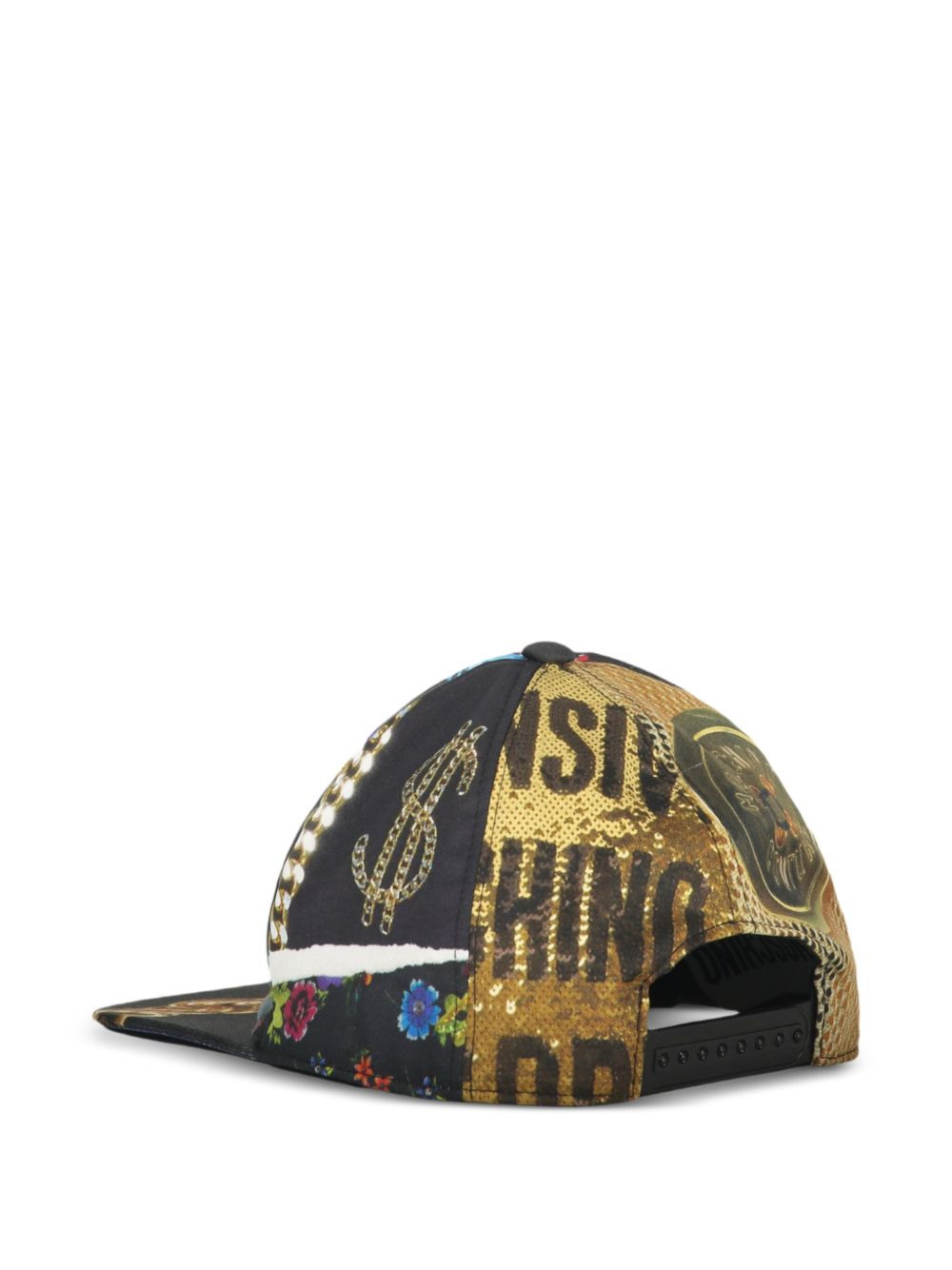 chain-print cap - 3