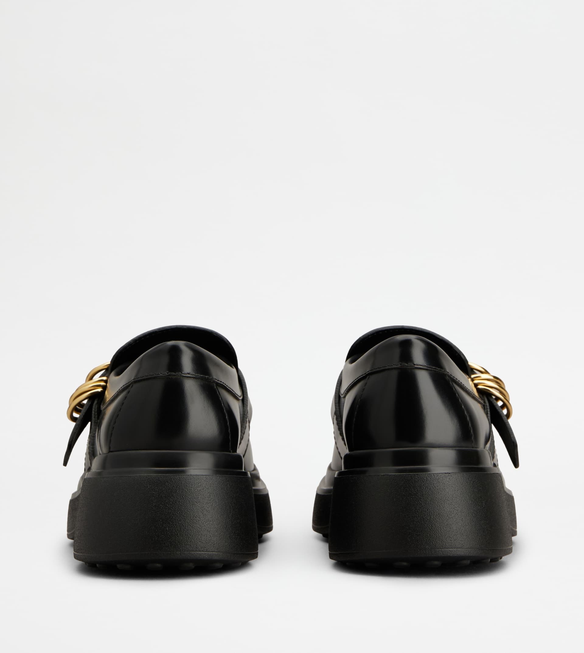 LOAFERS IN LEATHER - BLACK - 3