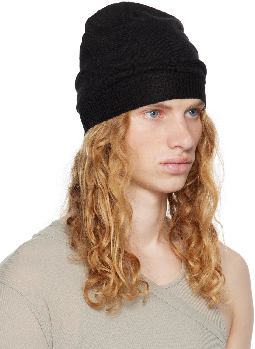 Black Lightweight Beanie 2