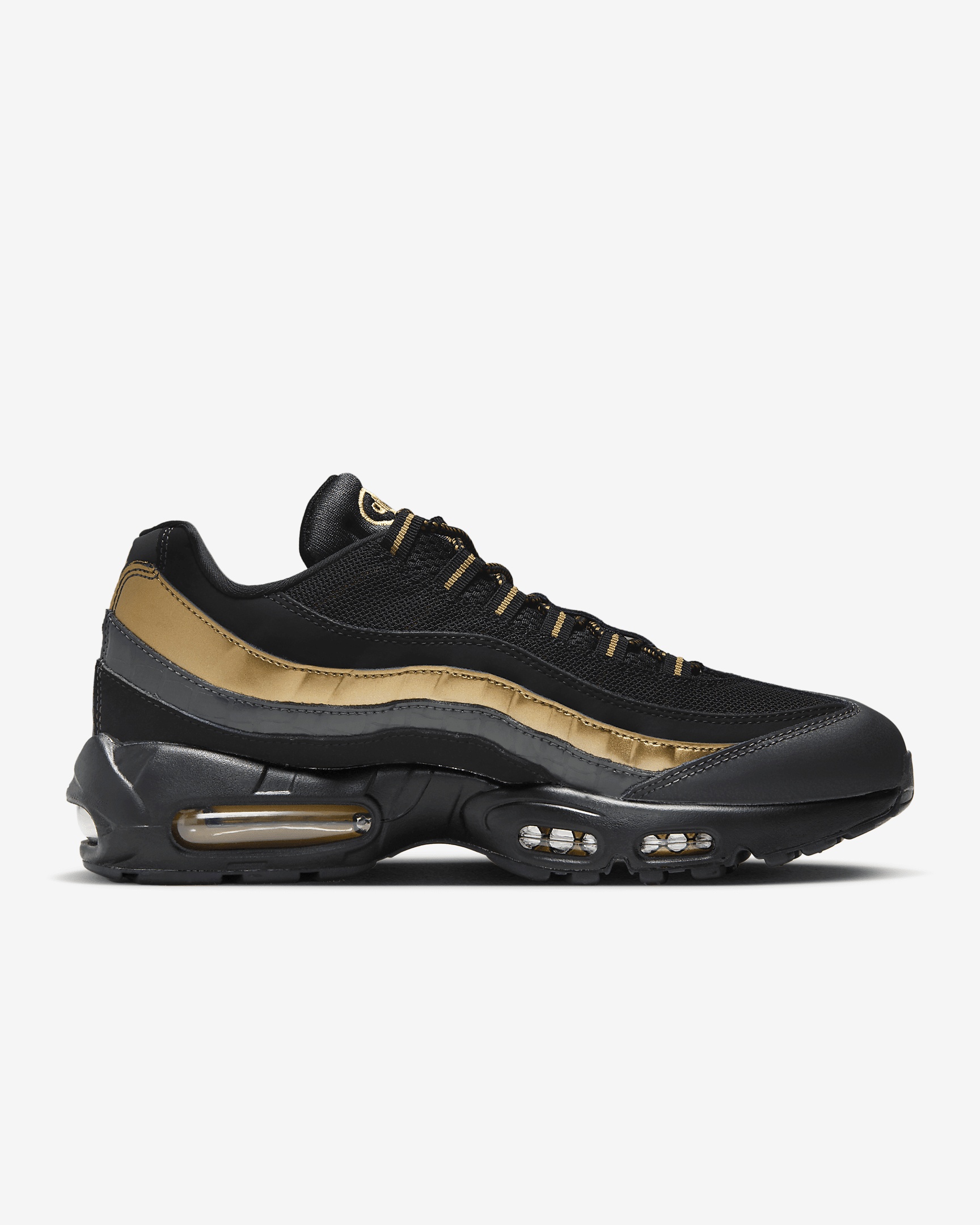Metallic Gold Nike Air Max 2015 Black Gold Nike Footwear Nike Air