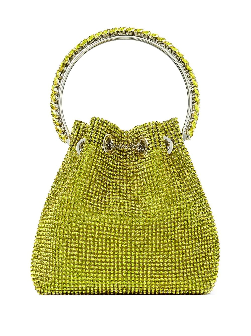 Bon Bob crystal-embellished bucket bag - 3