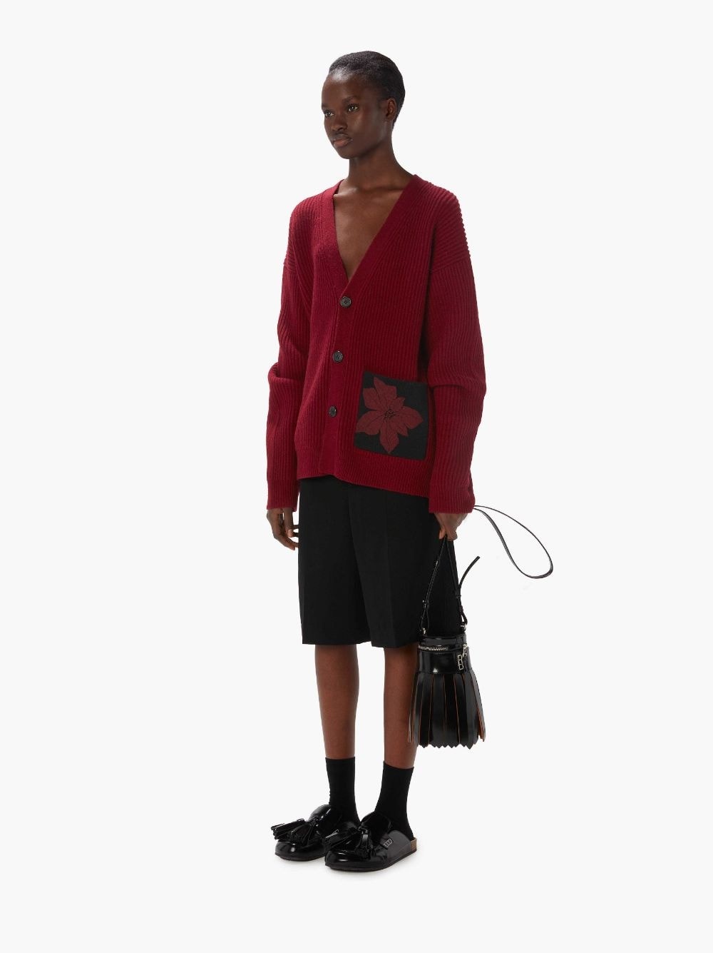 CARDIGAN WITH PATCH POCKET - 4