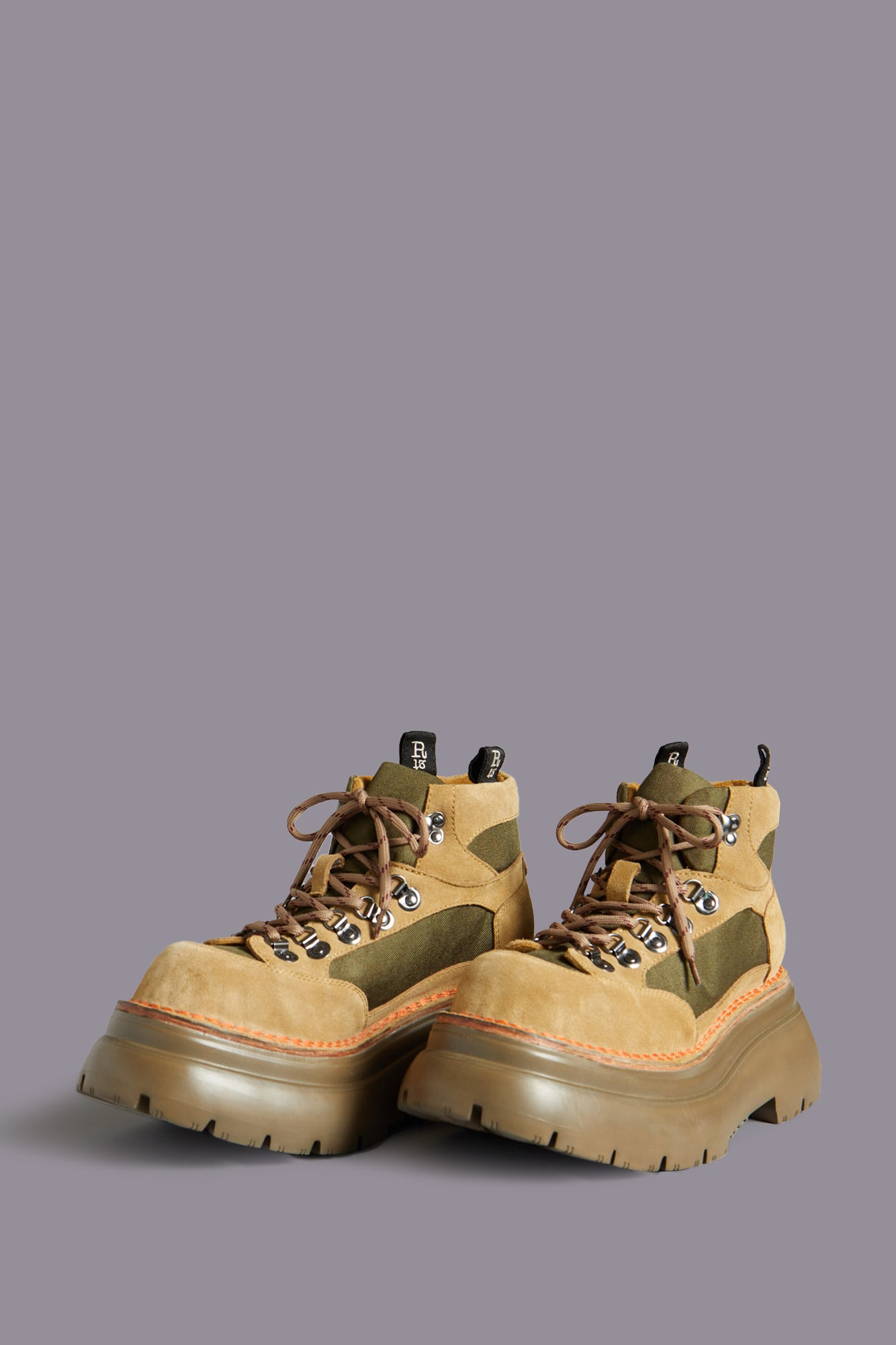 BULKY TRAILBLAZER - BROWN AND OLIVE - 5