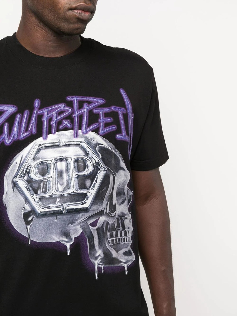 skull-print short-sleeve T-shirt 5