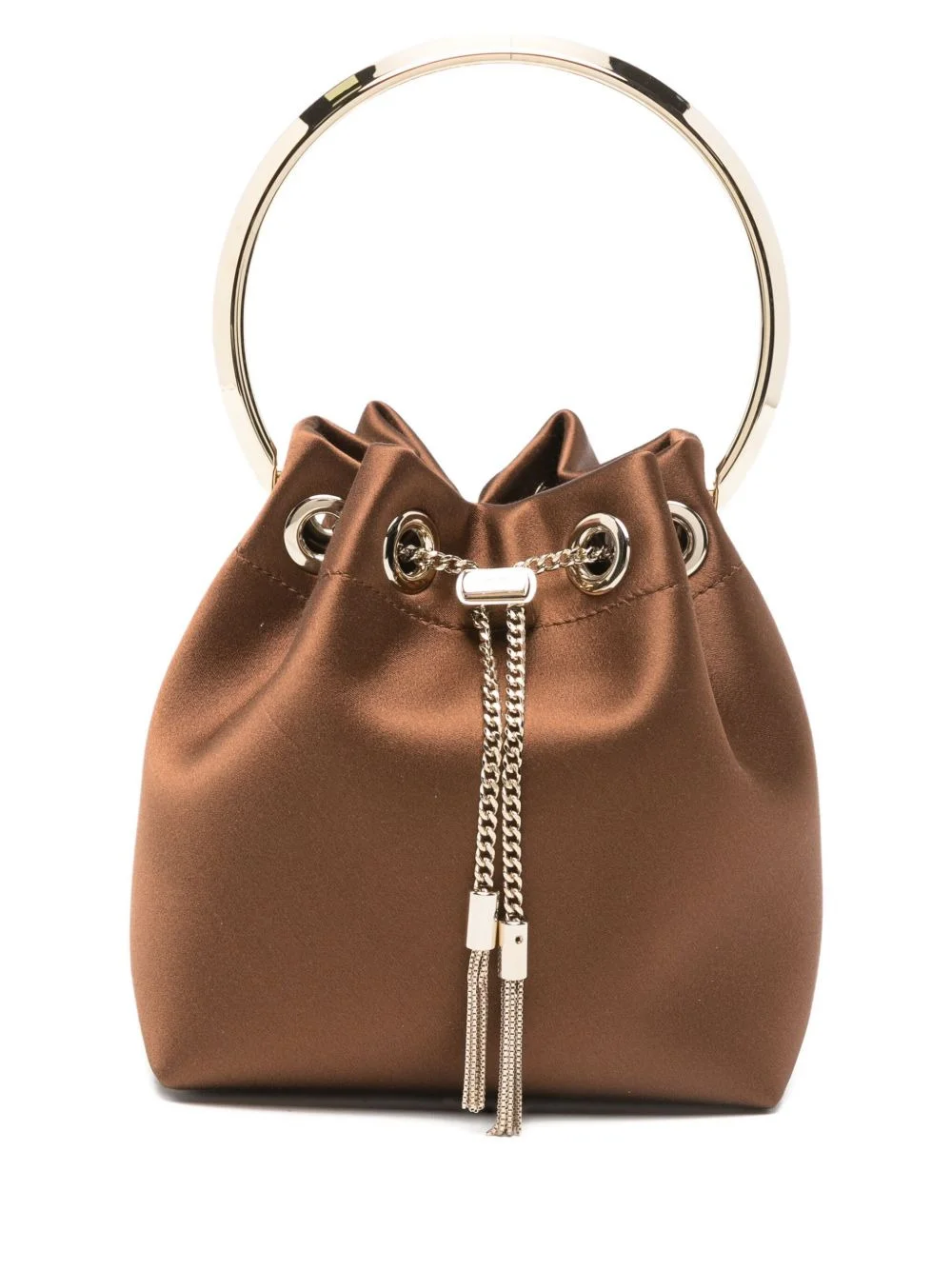 Jimmy Choo Women Bon Bon Leather Bucket Bag - 1