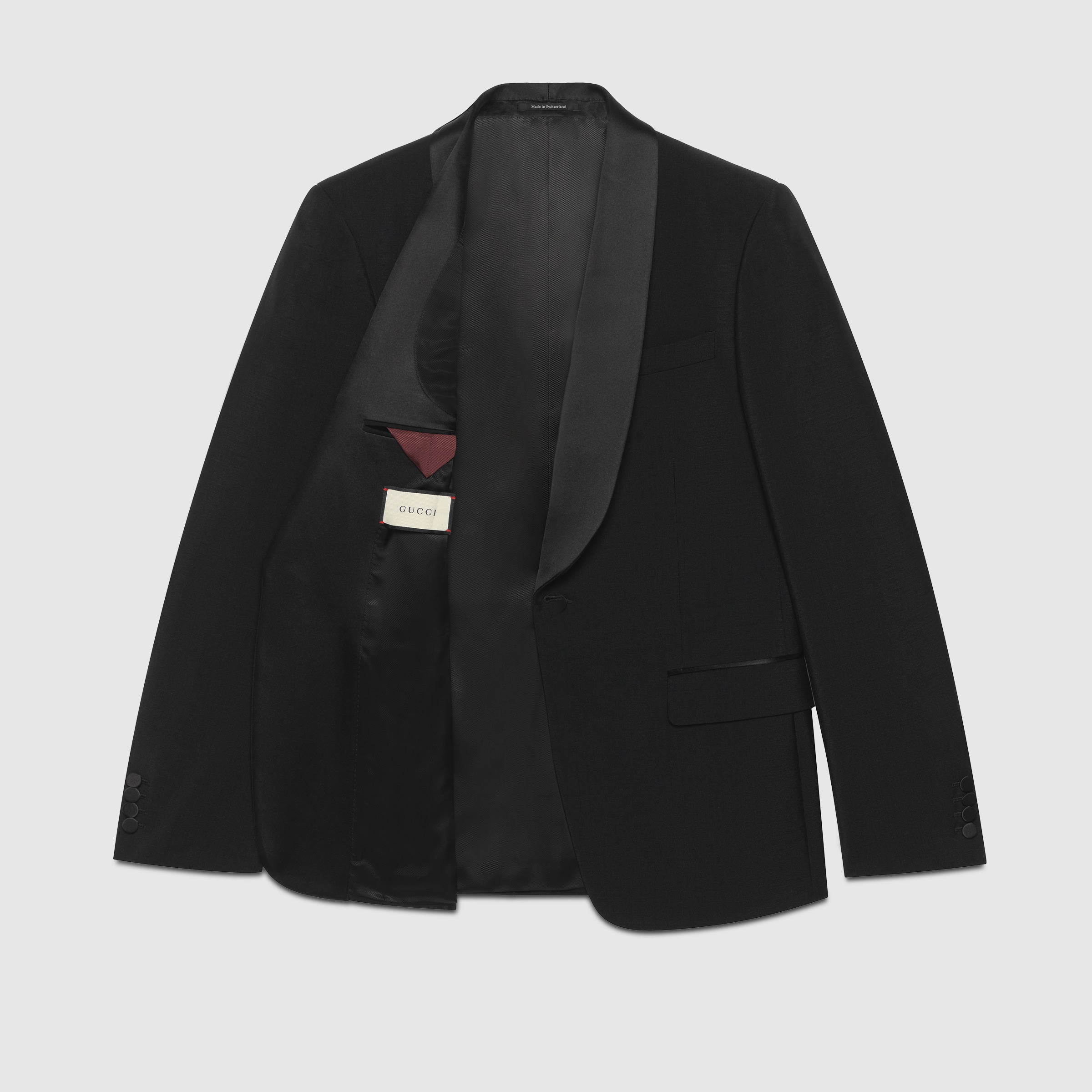 Slim fit wool suit - 7