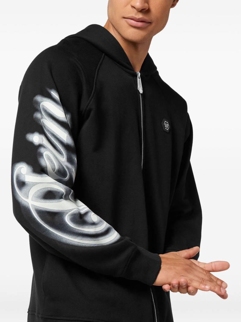 graphic-print zip hoodie 3