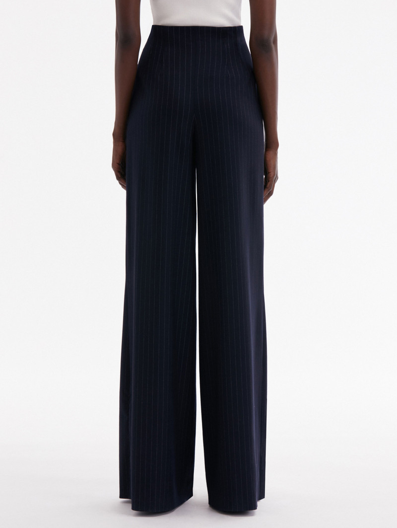 PINSTRIPED WIDE LEG PANT 2