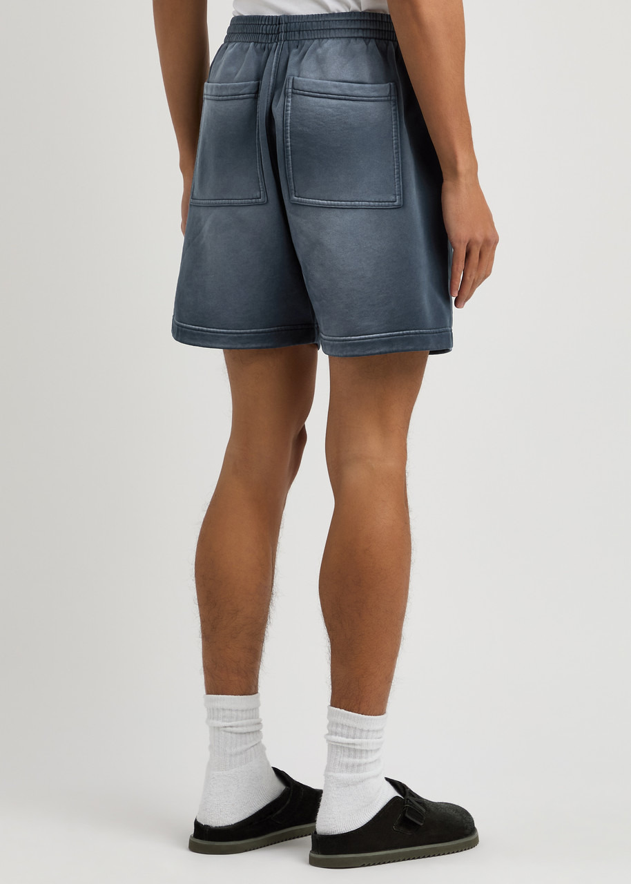 Represent Owners' Club Logo Faded Cotton Shorts - 3