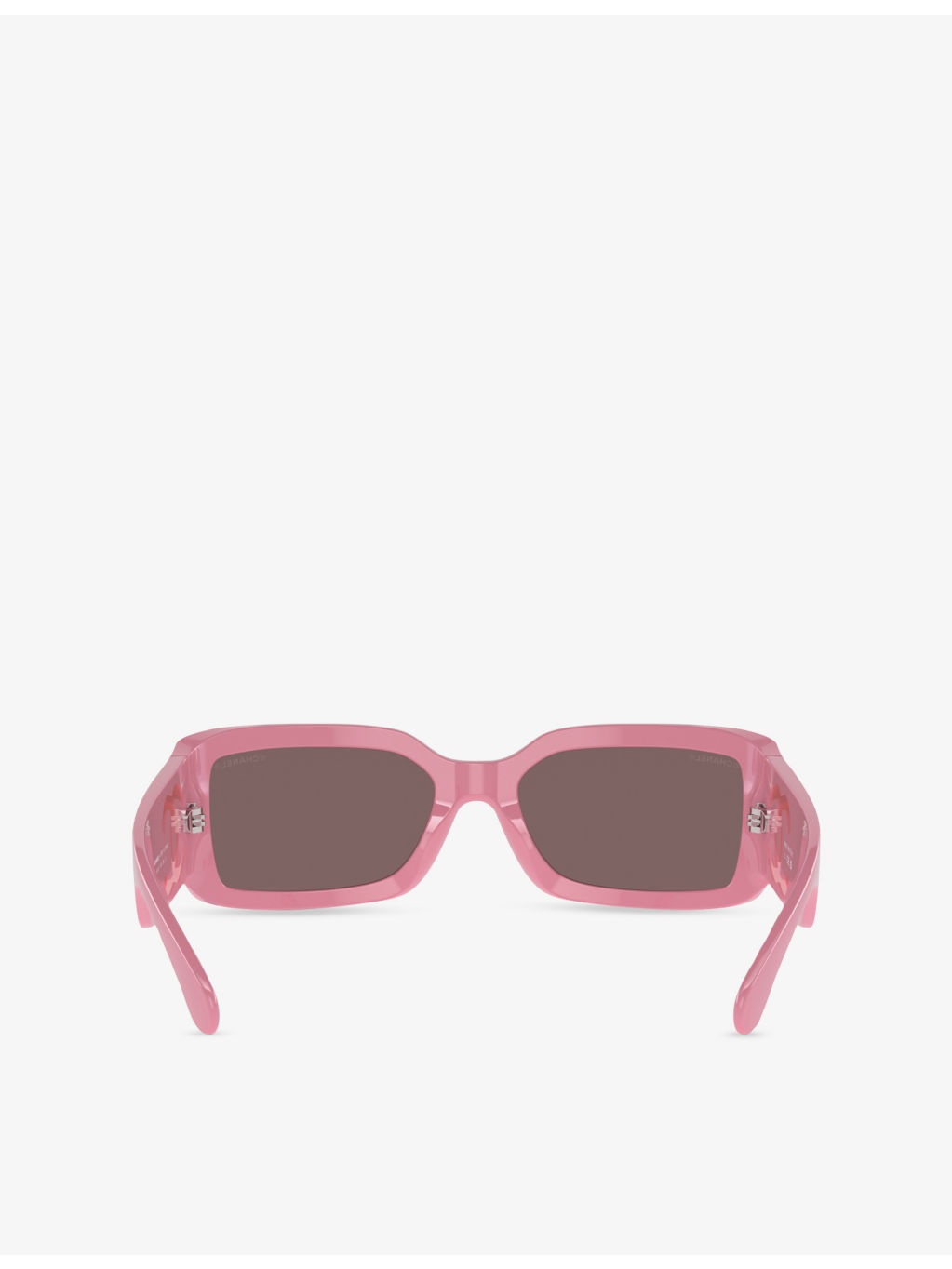 CH5526 Rectangle-Frame Acetate Sunglasses - 4