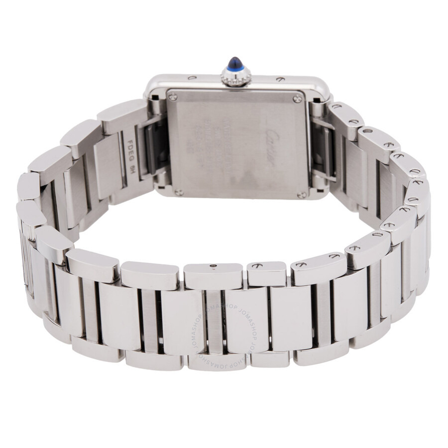 Cartier Tank Quartz Small Model Silver Dial Ladies Watch WSTA0107 - 3