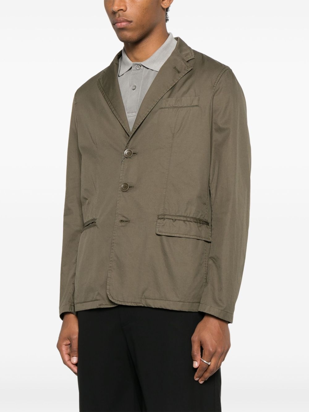 twill blazer - 3