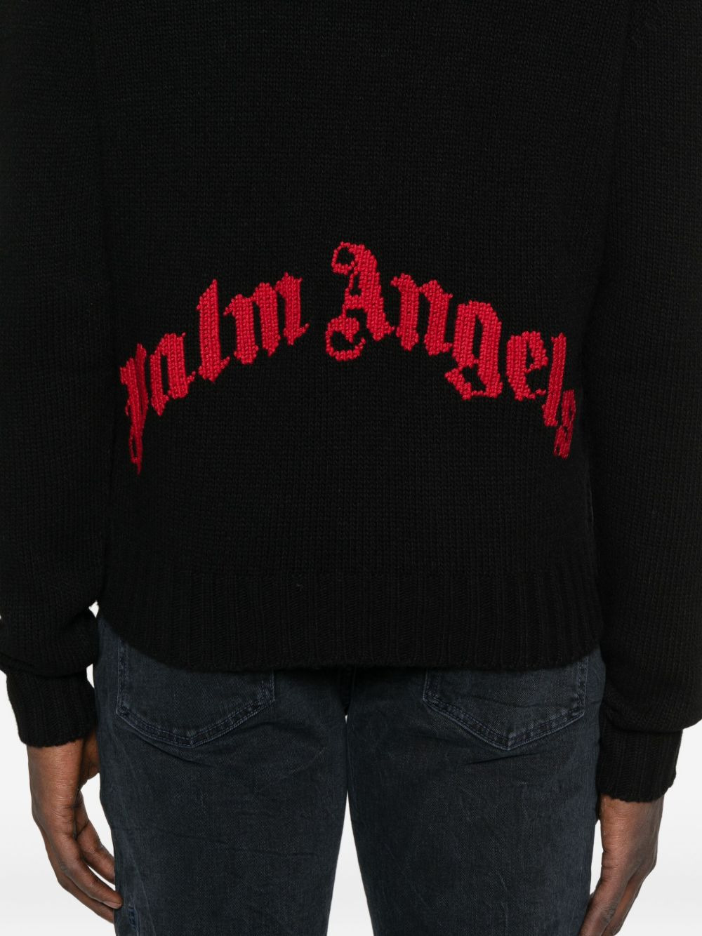 crew-neck knit sweater - 5