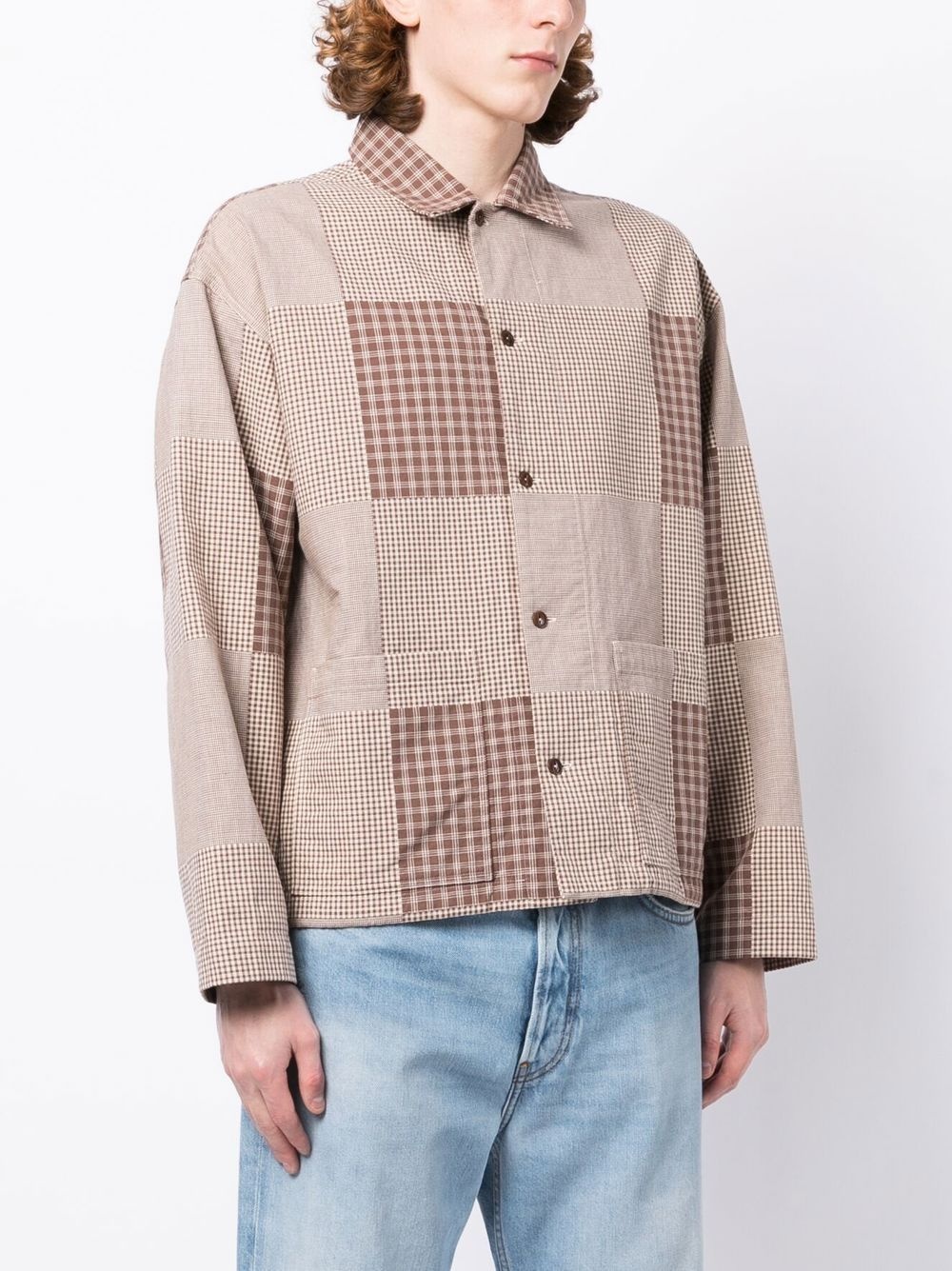 PJ checked long-sleeve shirt - 3