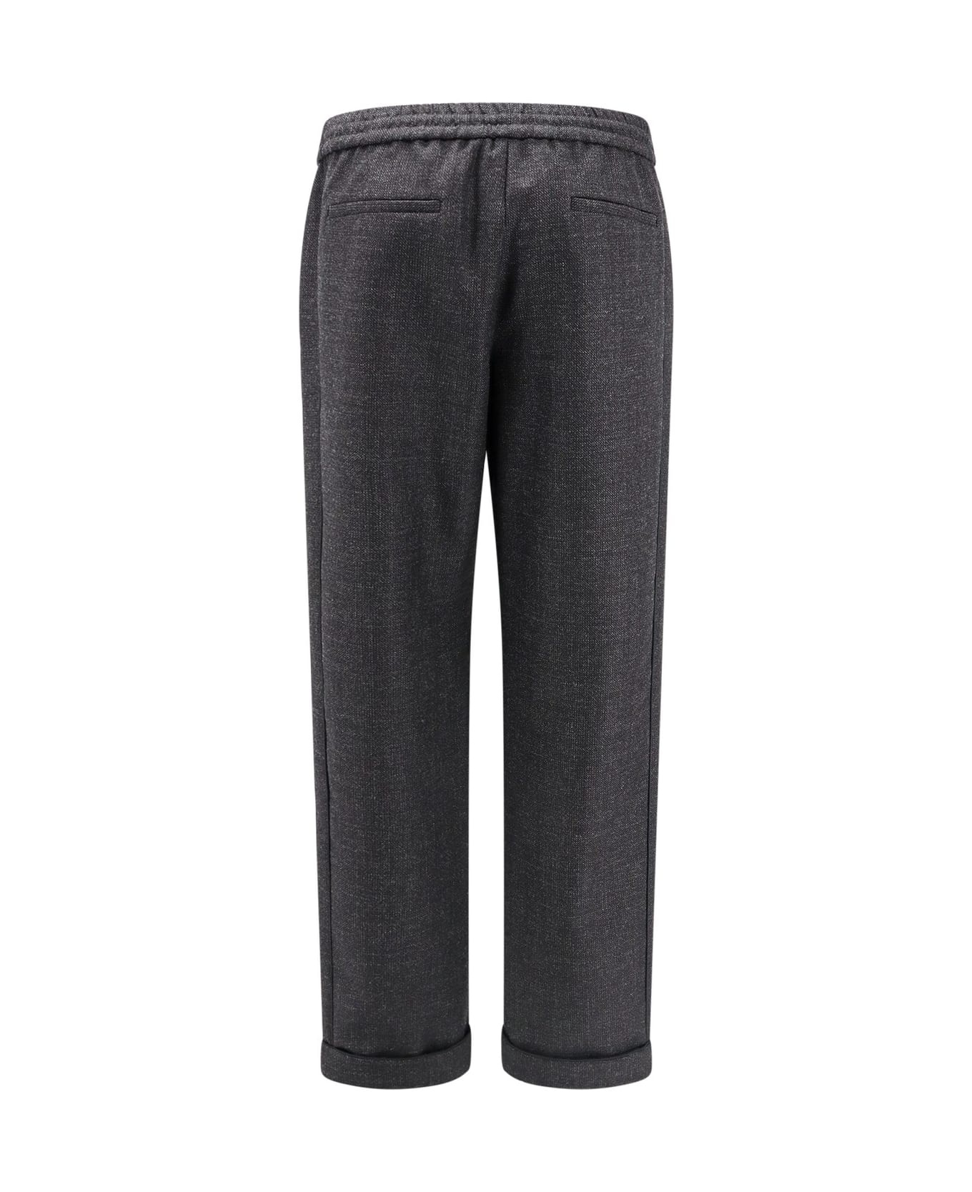 High Waist Straight Leg Trousers - 2