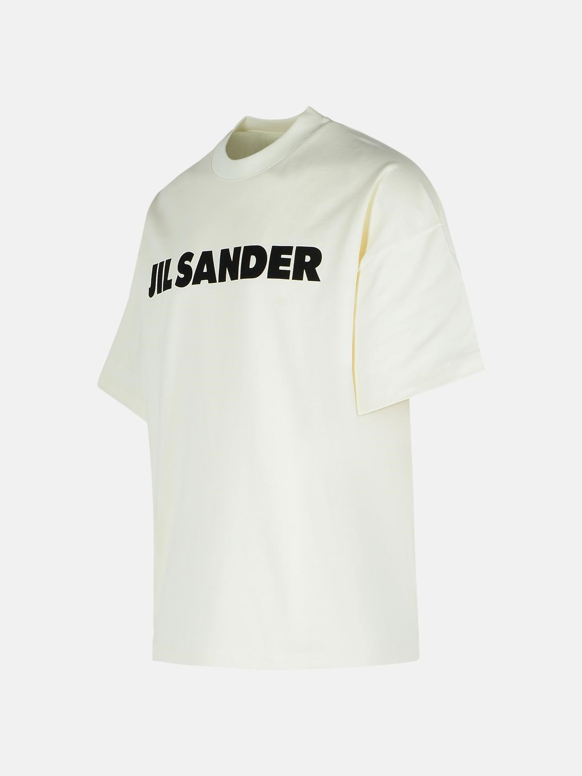 IVORY COTTON T-SHIRT - 2