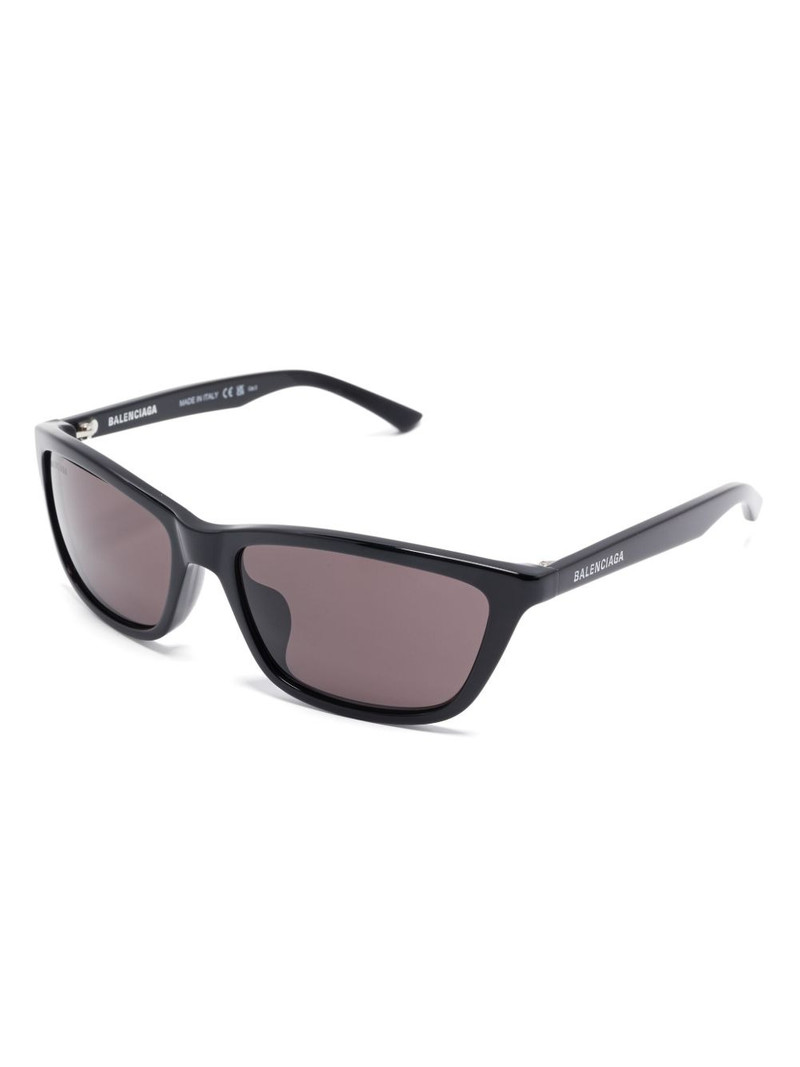 BALENCIAGA rectangle-frame sunglasses outlook